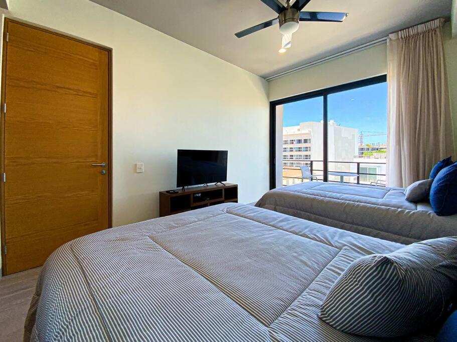 Beautiful + Luxury + Ocean View + Pool Apartment Playa del Carmen Exterior photo
