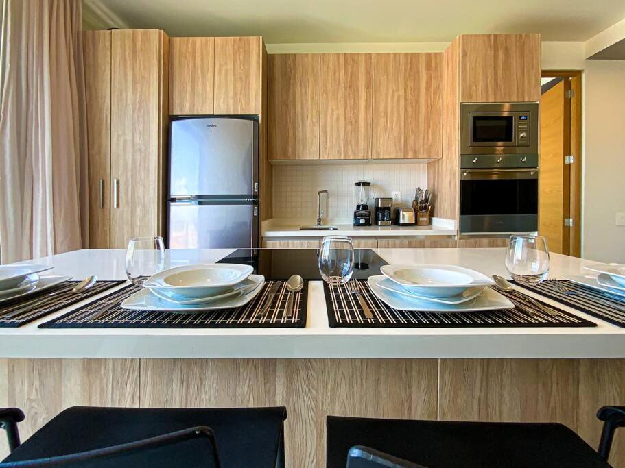 Beautiful + Luxury + Ocean View + Pool Apartment Playa del Carmen Exterior photo